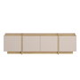 Nordure Lowen Soporte para TV Mink y Sapphire Oak